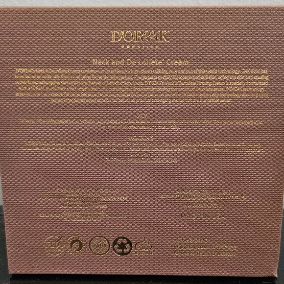 D'OR 24K NECK AND DECOLLETE CREAM - 1.7 fl oz \ 50 ml - BRAND NEW- SEALED - Picture 7 of 8